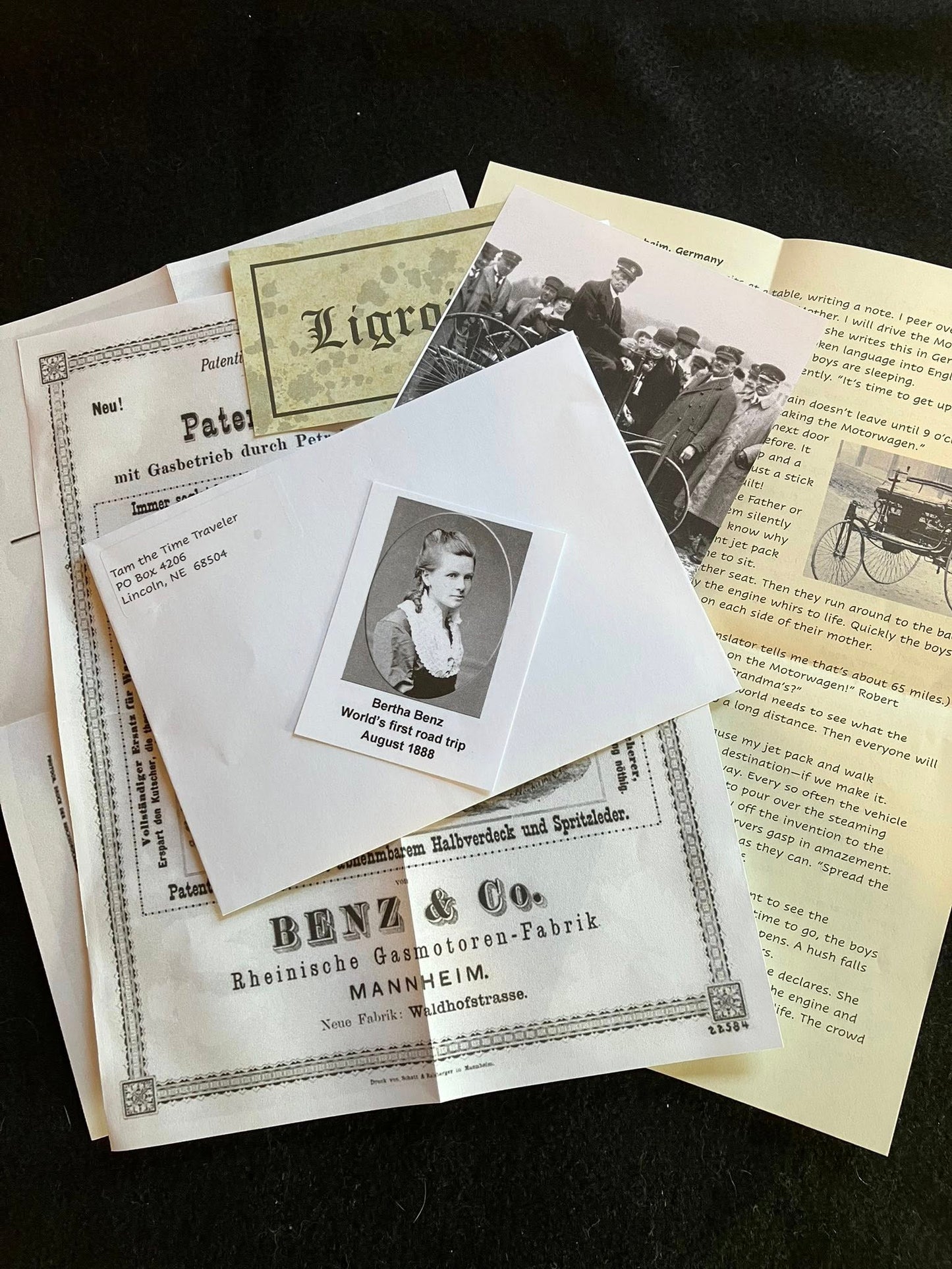 The World's First Road Trip - Individual Letter